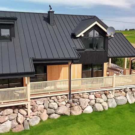 Czorny Dab - Nowoczesny Dom Wakacyjny Na Kaszubach, Jacuzzi, Sauna, Bilard Garcz Exterior photo